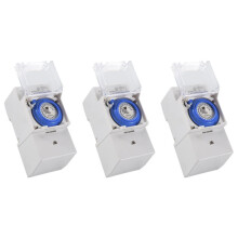 3X SUL181H Mechanical Timer 24 Hours   Relay Electrical Programmable Timer 24 Hour Din Rail Timer