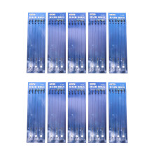 TOPLY 60 X Hair Rigs Barbless Size 6 8 10 Carp Fishing Rigs NGT Tackle 12Lb Braid