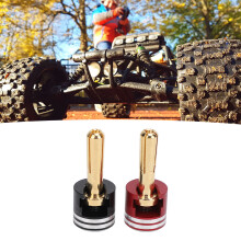 Alettoir de refroidissement à balle, fiche grip en aluminium et cuivre, connecteurs de 4 mm