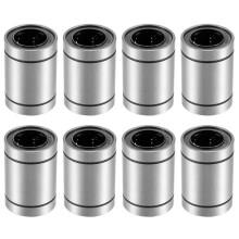 Rodamientos Lineales Una Bolas, Diámetro Interior de 25 mm, Diámetro Exterior de 40 mm, Longitud de 59 mm (Paquete de 8 LM25UU)