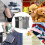 Living And Home 3-Section Foldable Laundry Basket with Aluminum Frame 3