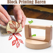 2 Pièces de Bloc D'Impression Baren, Windspeed Wood Baren, Fournitures D'Outils de Gravure pour L'Impression, L'Artisanat, le Scrapbooking, la