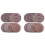 60 Pcs Mesh Sanding Discs 125mm 80-600 Grit Hook and Loop Sanding Paper Dry Abrasive Discs for Sander Replacement Pads 1