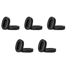 5X Almofadas de Ouvido Almofadas de Espuma de Memória Capa Almofadas de SubstituiçãO para ATH M50X Adapta-Se um M40X M30X M20 Preto