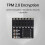TPM 2.0 SPI Parallel Encryption Safety Module 14 Pin SPI Remote Card Board Encryption Security Board per 3