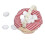 Dollhouse Egg Basket with Egg, Red Plaid Miniature 1