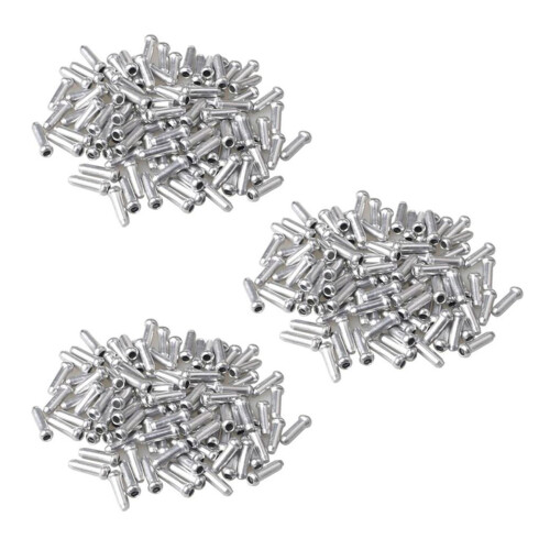 450Pcs Cable End Brake Cable Cap, Aluminum Mountain Bicycle Brake Cable Cap End Tips Crimp