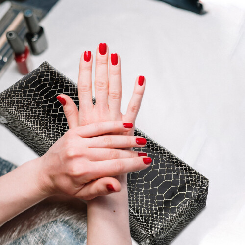 Leren manicure handsteun nagelkunst handkussen 1