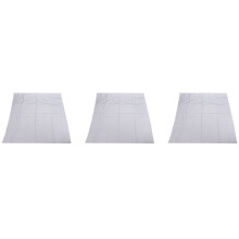3X Silbernes Reflektierendes Gewebe Naehen Sie Auf Stoff Material Hoch Hell Chemie Faser 39.4 Zoll