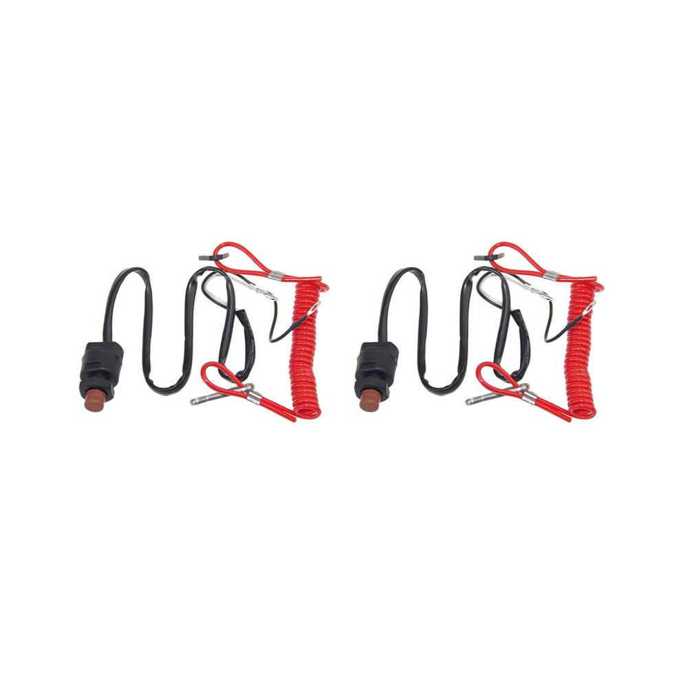 2X Outboard Cut Off For Tether Emergency Kill Stop Safety Tether Lanyard Protect 4712138792714