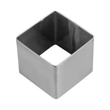 Premium Stainless Steel Mousse Moulds Oval Silver Cookie Cutters