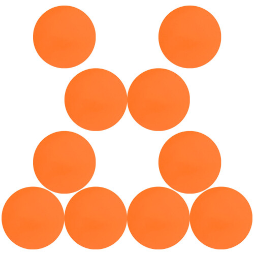 10Pcs Orange Pet Color Correction Gel Sheets for Camera Lighting Use