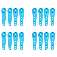 16PCS 37Mm 25T Metal Extension Steering Servo Arm Horn for RC Car Crawler Parts,
