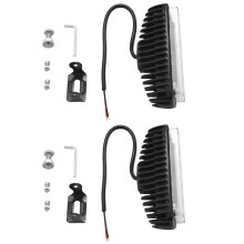 4 Inch 30W LED Forklift Truck Car Warning Lamp Safety Working Light Bar Warehouse Danger Area Light, (2Pcs)