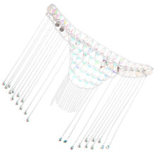 Multi Color Acrylic Waist Chain Belt for Women Summer Beachwear