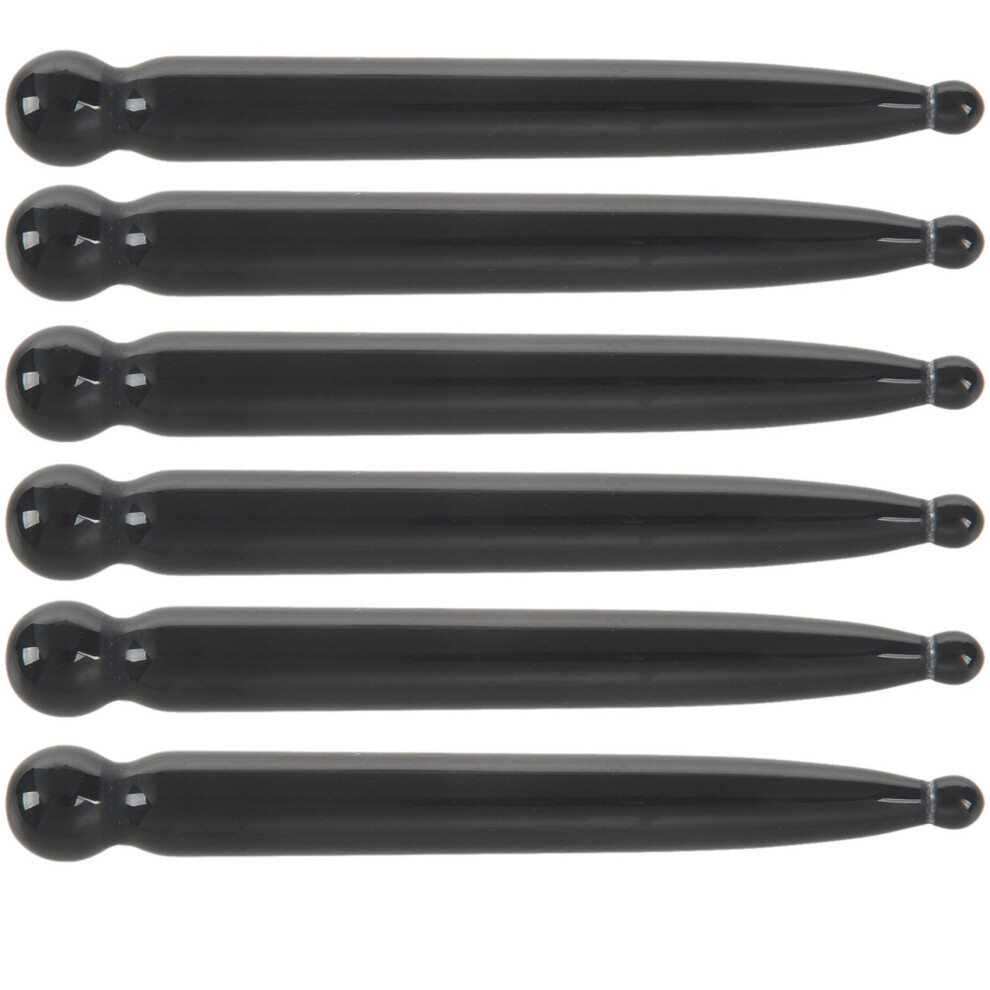 6X Traditional Relax Thai Foot Massage Reflexology Stick Tool Black