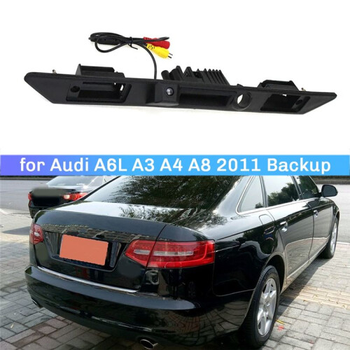 Car HD Rear View Trunk Handle Camera Backup Camera for  A6L A3 A4 A8 2011 2