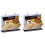 2X A4 Flip Table Menu Stand Multi-Page Table Card Rack Menu Display Stand Menu Holder 1