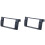 2X for  3-Series E46 1998-2005 2Din Audio Panel Modification Panel DVD Navigation Panel Frame 1