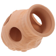 Light Brown Ceramic Fish Tank Cave Durable Aquarium Shelter Decor