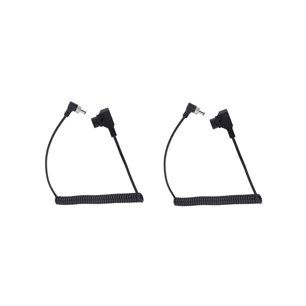2X D-Tap Plug To Port Monitor Supply Cable Spring Power Wire With Lock For Bmpc/Atomos/Bestview Monitor 6031701791540