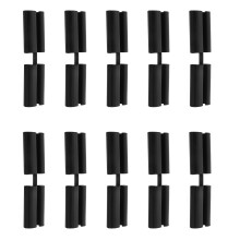 Agility Poles Clips Speed Rings Exercise Gear Black 10pcs