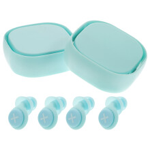 silicone anti-noise earplugs 2 sets for sleeping and learning