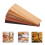 6 panneaux bois remplacement pour banc jardin, planches texturées 4