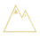 Acrylic Wall Mirror With Wooden Frame In Mountain Peak Shape 1