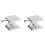 2X 12/16 Wire Rack Horizontal Lifting Platform Adjustable Lifting Platform Supporting 360 Horizontal and Vertical 1