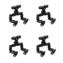 4X MIUS Nebulizador de Reptiles Aspersor de Niebla Tanque de Selva Sistema de Refrigeración para Mascotas Acuáticas Acuario Ajustable 360