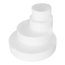 Foam Cake Dummies For Fondant Practice 4-Tier Round Fake Cake Decor
