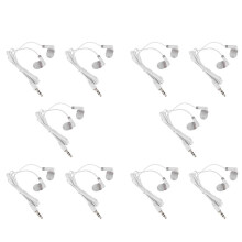 10pièces 3,5 mm Intra-Auriculaires écouteurs Stéréo Casque écouteurs Casque pour Téléphone Mobile MP4 MP3
