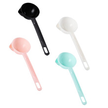4Pcs Kitchen Cookware Oil Filtration Spoon PP Material Multi-Color Set