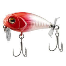 10cm/5.5g Topwater Fishing Lure Artificial Bait Hard Plopper Rotating Tail Fishing Tackle Fishing Bait E