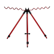 Treppiede per Canne da Pesca Supporto per Canne da Pesca Pieghevole Supporto per Canne da Pesca In Lega di Alluminio A 8 Scanalature per Accessori da
