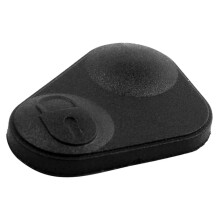 10X Gummi 2-Tasten-Fernbedienung Schlüsselanhänger Pad Cover - YWC000300 Für Land / P38 Schwarz