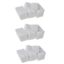 960Pcs Lady White Nail Polish Remover Rectangular Face Cleaning Cotton Pads