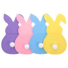 4 Pcs Silverware Toddler Toys Easter Bunny Tableware