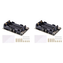 2X for Raspberry Pi 4 UPS Power Supply Uninterrupted UPS HAT 18 650 Backup Battery Power Supply Expansion Board