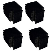 40PCS Neoprene Beer Can Cooler Drink Cup Bottle Sleeve Insulator Wrap Cover New Black