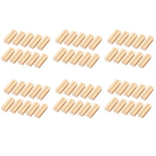 120 Pièces Porte-Cartes en Bois, Porte-Numéro de Table en Bois Pinces de Support de Mémo Carte de Stand Artisanat de Message de Bureau pour La