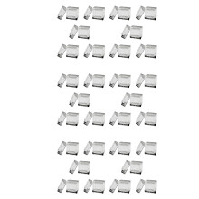 30 St Akrylboxbrickor för 0,39 Tum 10 mm Elementkuber Klart Fodral Periodiskt BordsfäSte för Elementsamlingar