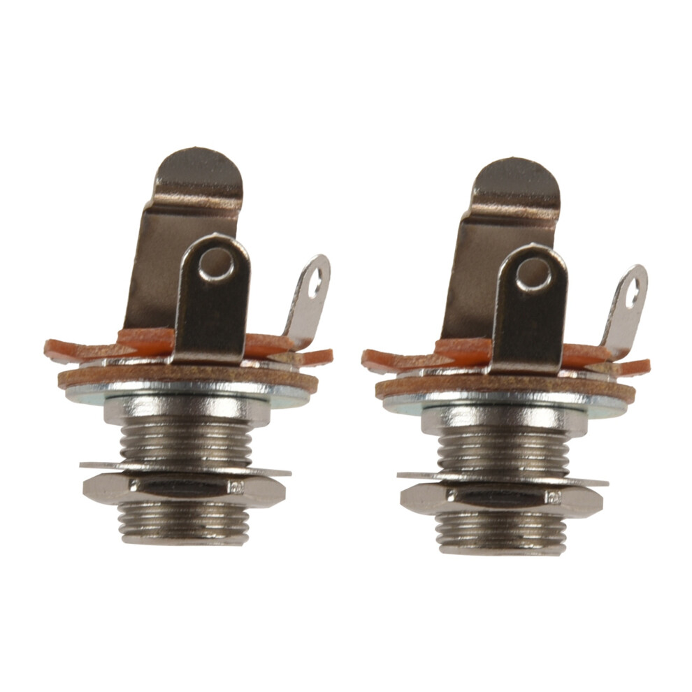 2X Guitar Parts & Accessories Switchcraft 1/4 6.35Mm 2-Conductor Mono Chassis Guitar Jack Input Output 6032664178607