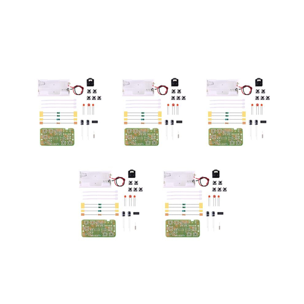 5X 76Mhz-108Mhz Stereo Fm Radio Receiver Module Fm Diy Electronic Soldering Circuit Pcb Board Solder Practice Project 4713628350988