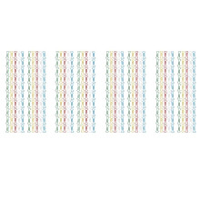 400Pcs Bone Shape Multicolor Metal Paper Clips