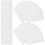 120Pcs White Writable No Iron Fabric Laundry Labels for Clothing 6