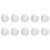 10X Ventilation Pipe Reducer Adapter Pipe Air Duct Adapter Pipe Connector for Inline Ventilation System(150-100mm) 1