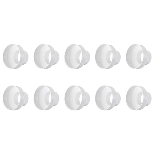 10X Ventilation Pipe Reducer Adapter Pipe Air Duct Adapter Pipe Connector for Inline Ventilation System(150-100mm)