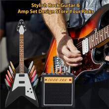 Guitar Picks Holder Box, Pick Display Holder, Amp Speaker Styled Pick Holder and V-Shaped Guitar Pick Holder